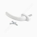 Ручка оконная металлическая HOPPE аналог (белая) WH 003 A879