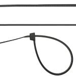 Кабельные стяжки черные ХС-Ч, 2.5 x 100 мм, 100 шт,нейлоновые, СИБИН 3788-25-100