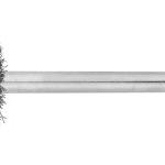 Щетка ЗУБР радиальная, нержавеющая сталь, на шпильке,d 20x3,2мм, L 42мм, 1шт/35931