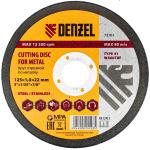 Круг 125 х 1 х 22.2 мм отрезной по металлу, Denzel 73761