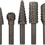 Шарошки стальные по дереву 5шт 36455